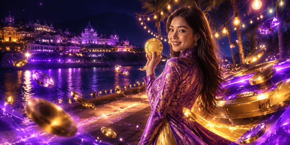 Cảnh đặt cược casino sang trọng tại Đà Lạt với tà áo dài truyền thống